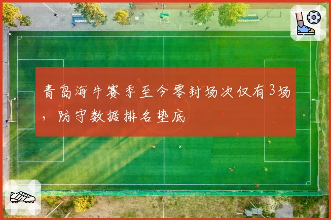 青岛海牛赛季至今零封场次仅有3场，防守数据排名垫底